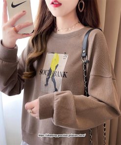 パーカー | トレーナー レディース おしゃれ スウェット 長袖 トップス 春 秋 大きいサイズ レイヤード風 韓国 ゆったり コットン 送料無料 丸首 クルーネック 綿 重ね着風