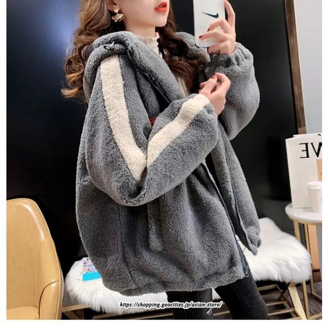 パーカー | レディース 長袖ジャケット 裏起毛 暖かい 防風 売れ筋 アウター 大きいサイズ フード付き 防寒着 シンプル 部屋着 あったか ボア 防寒 長袖 送料無料