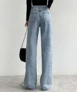 デニム | ヴィンテージライクデニム パンツ ボトムス ハイウエスト シンプル カジュアル レディース