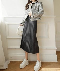 ロングスカート | タイトスカート プリーツスカート 韓国風