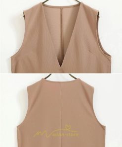 マキシ | ワンピース ジャンパースカート ジャンスカ 深Vネック ロングワンピース Vネック スリット入りロングワンピース ノースリーブ 30代40代 オフィス 大人