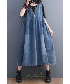 オーバーオール サロペット | オーバーオール デニムサロペットスカート ロングスカート ジャンパースカート デニムスカート レディース ポケット 大人 無地 20代30代 キュート 40代