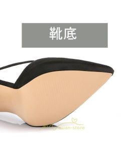 パンプス | ハイヒール レディース 靴 美脚 大きいサイズ スエード表面 パーティ 履きやすい 歩きやすい 痛くない アウトドア ストラップ付き おしゃれ 動きやすい