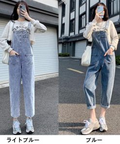 パンツ レギンス | マタニティ サロペットパンツ デニム ジーンズ オールインワン オーバーオールパンツ 定番 大きいサイズ 春 秋 大人 妊婦 上品 マタニティパンツ 妊婦服 産前