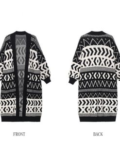 カーディガン | ニットロングカーディガンレディース韓国冬