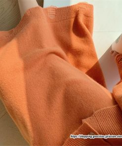 セットアップ | ニットレディース ニットカーディガン ニットスカート ウエストゴム 羽織りニット ダメージ加工 秋冬 長袖 ミモレ丈 無地