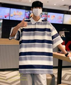 Tシャツ | ポロシャツ メンズ ボーダー 半袖シャツ カットソー メンズゆったり カジュアル 夏新作 おしゃれ ポロ サマーシャツ カッコウイイ 夏 プレゼント 上品