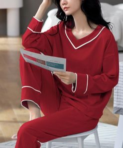 インナー・ルームウェア | 長袖 ルームウェア 上下セット 韓国風