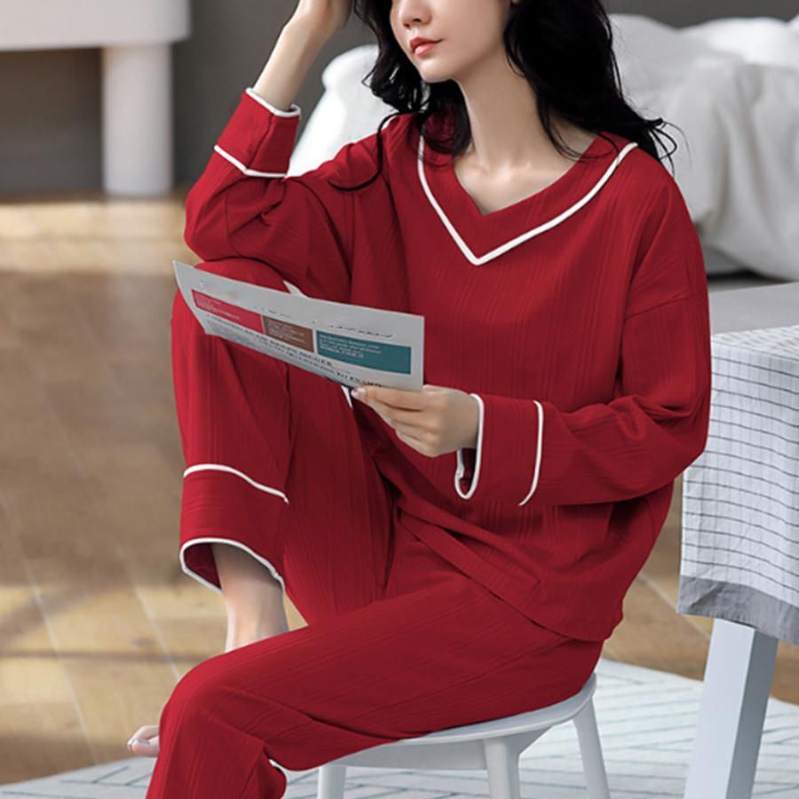 インナー・ルームウェア | 長袖 ルームウェア 上下セット 韓国風