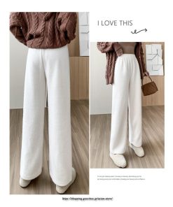 チノ・テーパード・ジョガー・スキニーパン | ワイドパンツ レディース 冬 秋 ニット きれいめ ボトムス ウエストゴム  ゆったり 体型カバー 着痩せ カジュアル 送料無料 10代20代30代40代50代