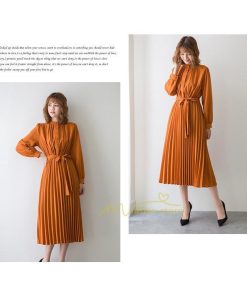 マキシ | プリーツワンピース ワンピース レディース ロングワンピース ミモレ丈 秋物 長袖 長袖ワンピース お呼ばれワンピース 大人 揺れる 二次会 シャツワンピース