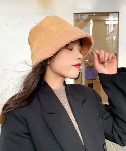 帽子 | バケットハット ボア スエード調 帽子