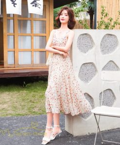 マキシ | ワンピース レディース キャミワンピース ロング丈 花柄 きれいめ サマーワンピース 上品 着痩せ 夏 春 30代 50代 Aラインワンピース 40代 通学 通勤