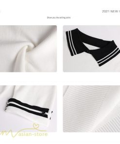 tシャツ・カットソー | レディース トップス Tシャツ 着痩せ ニット きれいめ 女性着 ポロ 着回し 学院風 5分袖 可愛い 配色切替 上品 サマー風 20代 アウトドア 夏コーデ 新作 人気