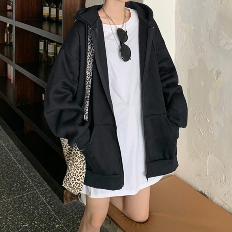 パーカ | 裏起毛 スウェットパーカー レディース