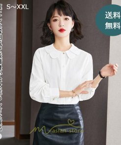 シャツ・ブラウス | ブラウス レディース オフィス 白 フォーマル 長袖 おしゃれ シャツ カジュアル 制服 レギュラー 就職活動 通勤 リクルート 高級感 面接 お仕事