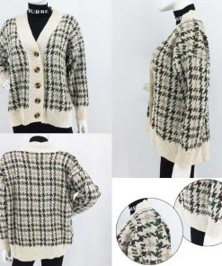 ニット・セーター | チェック柄 カーディガン レディース