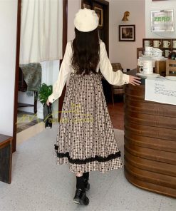 マキシ | フェイクワンピース 秋 レディース 30代40代ワンピース 長袖ワンピース レイヤード風ワンピース Aラインワンピース かわいい 腰着痩せ 美ライン お呼ばれ