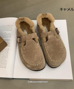 ローファー | モカシン レディース モカシンシューズ カジュアルシューズ 内ボア ファー シンプル ぺたんこ 秋 冬 柔らかい あったか 痛くない もふもふ 2022新作