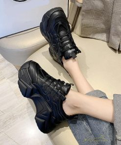 スニーカー | ダッドレディース 厚底 ファッション歩きやすい スポーツ 運動靴 ウォーキング シンプル 疲れない 美脚 無地 走れる