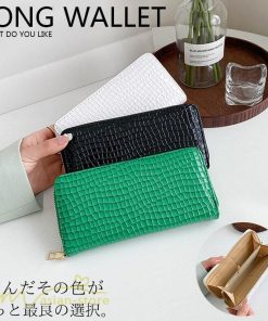 さいふ　バッグ | レディース 長財布 レディース ウォレット 財布 さいふ 大容量 シンプル 緑 黒 白 プレゼント ロングウォレット 人気 使いやすい 20代 札入れ 40代 30代
