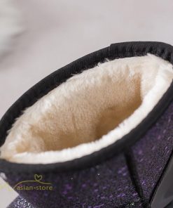 ショートブーツ | ムートンブーツ レディース ムートン 靴 秋冬 裏起毛 ボア ファー 暖かい 内ボア スノーブーツ カジュアル 防寒 雪靴 シューズ スノーシューズ