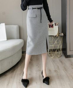 タイトスカート | ウールライク 韓国 秋冬