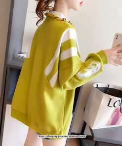 パーカー | トレーナー レディース クルーネック 長袖 トップス Tシャツ スウェット ゆったり 秋 春 秋物 秋冬 送料無料 20代30代40代50代 おしゃれ 韓国