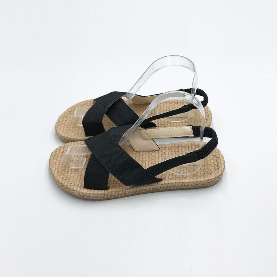 サンダル | ビーチ ローヒール 春夏 靴 フラット レディース ぺたんこ パンプス ミュール