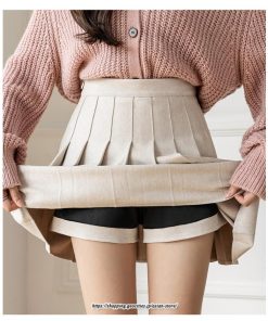 スカート | プリーツミニレディース キュロット可愛い 着痩せ 秋物 秋服 秋冬 キレイめ オシャレ 通学通勤 30代 20代 50代 40代