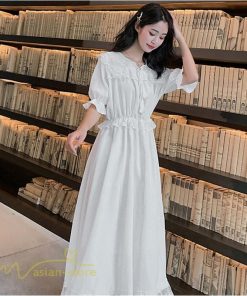 ミディアム | Aラインワンピース レディース ワンピース 着痩せ 上品 半袖 通勤 通学 おしゃれ サマーワンピース 春 夏 上品 レース 30代 20代 通学 40代 Aライン 通勤