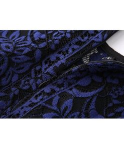 レースワンピース | ひざ丈ワンピ フレアワンピース レディース 大きいサイズ 膝丈ワンピース 7分袖 パーティー 二次会 上品 女性の自然なしなやかさと美しさ 通勤