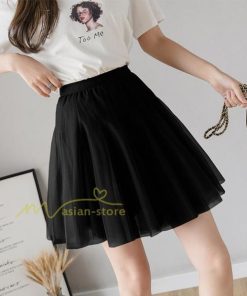 スカート | レディース インナーパンツ付き ミニショート丈 チュール通勤通学 着回し ウエストゴム 春夏 20代30代40代 上品 韓国ファッション