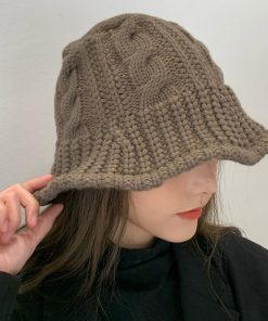 帽子 | ニット バケットハット レディース帽子