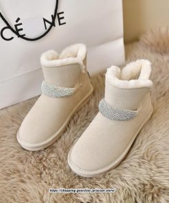 ブーツ | ムートンレディース 靴 スノーシューズ 裏起毛 防寒 内ボア 冬靴 おしゃれ 2022新作 美脚 疲れない 保温 美脚 歩きやすい あったか 可愛い 冬