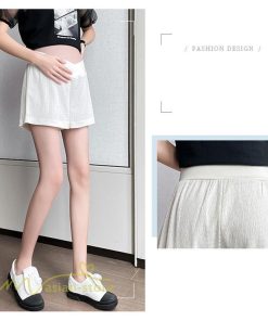 パンツ レギンス | マタニティパンツ ショート丈 レディース サマーパンツ 夏 薄手 ワイドパンツ 着痩せ ゆったり おしゃれ カジュアル 柔らか 上品 妊婦服 ウエスト調整 きれいめ