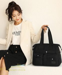 女性用バッグ | バッグ レディースバッグ ショルダーバッグ 大容量 鞄 撥水加工 ナイロン製 2way 肩掛け 斜めがけ 手提げ ハンドバッグ 6色 ショルダー シンプル 通勤 通学