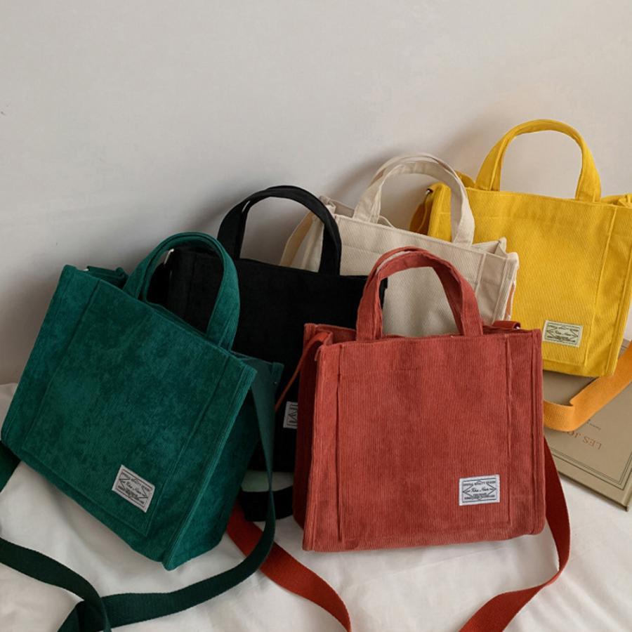 ショルダーバッグ | コーデュロイ ミニトートバッグ 3way
