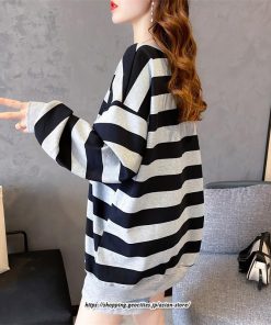 パーカー | プルオーバー レディース トレーナー 長袖 トップス 秋 冬 体型カバー ボーダー柄 50代 40代 30代 20代 裏起毛 ワイド ゆったり おしゃれ カジュアル シンプル