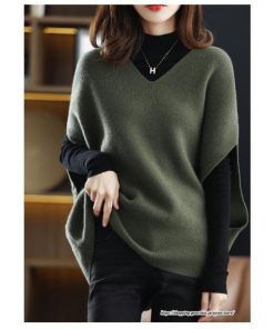 ベスト | ニットレディース プルオーバー Vネック 秋冬 チョッキ 重ね着 秋服 ジレー セーター 着痩せ 上着 ベスト レイヤード 秋コーデ カジュアル 細身