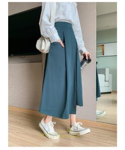 スカート | 綿秋 Aラインロングレディース 秋物 ボトムス 秋服 無地 体型カバー 30代通学通勤 おしゃれ感 大人 40代50代