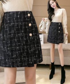 ミニスカート | ツイード風ミニスカートインナーパンツ付き