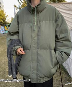 ダウンジャケット | 中綿コート メンズ ダウンコート 中綿 無地 シンプル フードなし カジュアル おしゆったり 厚手 暖かい スタンドカラー 冬 着回し 上品 秋 カッコウイイ コーデ