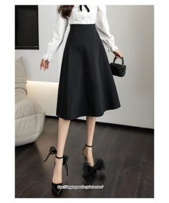 スカート | ロング秋 冬 レディース ボトムス ロング ゆったり Aライン秋 冬 春 キレイめ 着痩せ 2022新作 通勤 通学 細見え 高見え 40代 50代 20代 30代