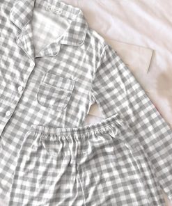 セットアップ | ルームウェア 長袖 レディース チェック柄