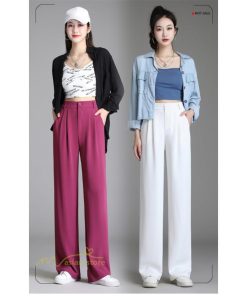 ワイドパンツ | レディース パンツ ボトムス ズボン ハイウエストパンツ 体型カバー ストレート ロングパンツ ゆったり 春夏 美脚 お洒落 カジュアル