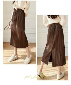 スカート | フレア レディース 40代 きれいめ おしゃれ 着痩せ 秋 冬 ボトムス ロング プリーツ20代 スリット Aラインゆったり 50代 30代
