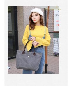 女性用バッグ | トートバッグ レディース キャンパスバッグ かばん 肩掛けバッグ 韓国風 A4対応 収納 帆布 カジュアル おしゃれ 手提げ袋 軽い 新品 エコバッグ 大容量 Bag