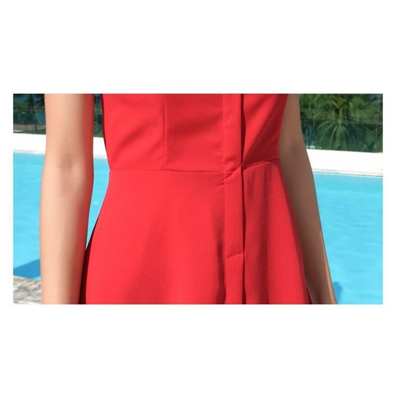 マキシ | ロングワンピース 2020春夏 キャミワンピ レディース マキシ丈ワンピ リゾートワンピース 背中見せ 海旅行 フレアワンピース セクシー XL 無地 L S M