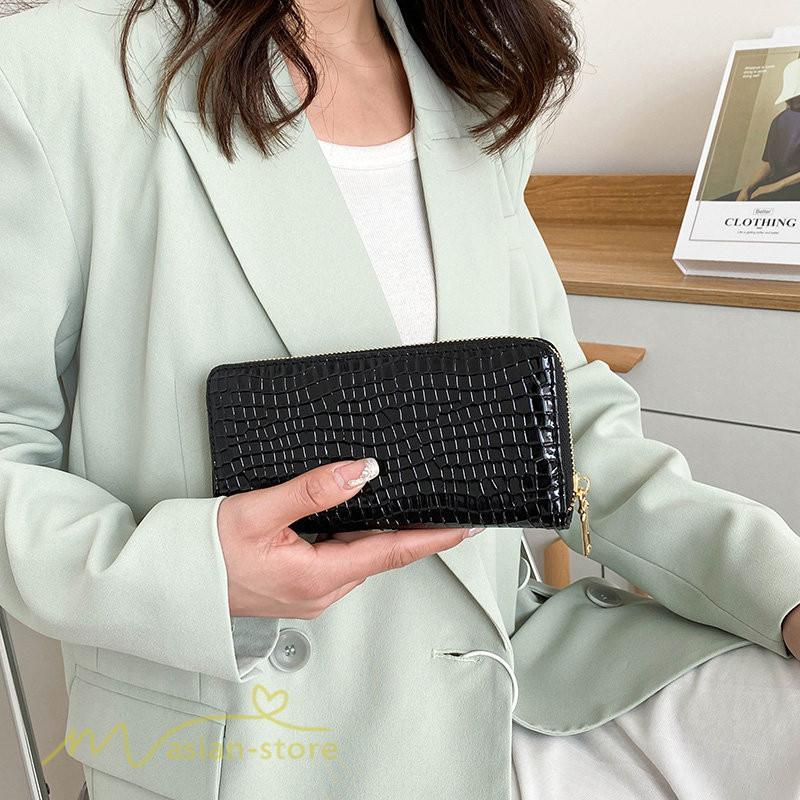 さいふ バッグ | レディース 長財布 レディース ウォレット 財布 さいふ 大容量 シンプル 緑 黒 白 プレゼント ロングウォレット 人気 使いやすい 20代 札入れ 40代 30代